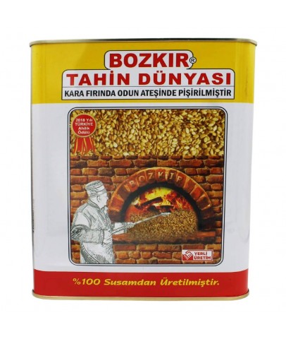 Bozkır Tahin Dünyası Kepekli Karafırın Bozkır Tahini 1750g Teneke