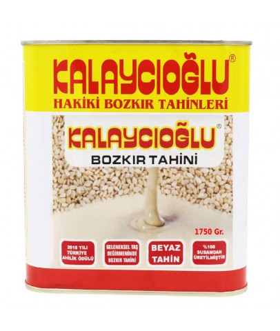 Kalaycıoğlu Beyaz Çiğ Tahin 1750g Teneke