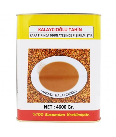 Kalaycıoğlu Kepekli Çifte Kavrulmuş Bozkır Tahini 4600g Teneke